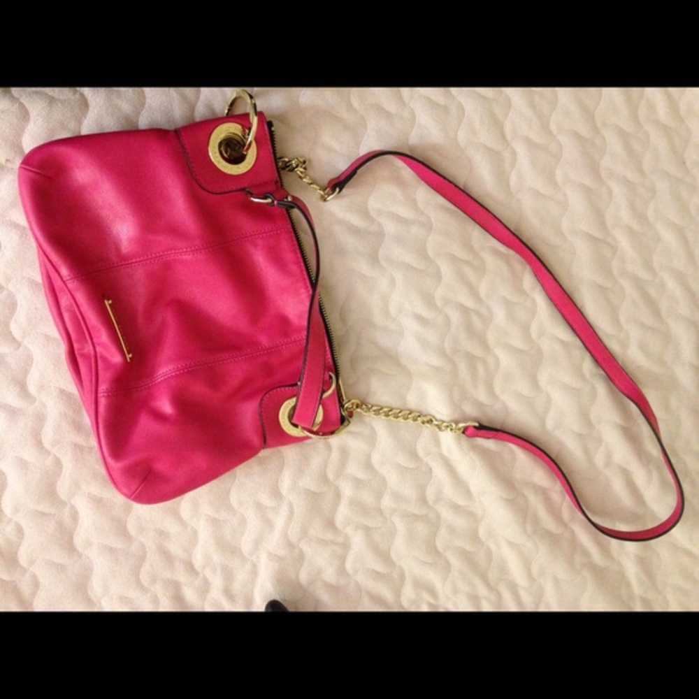 Juicy Couture Hot Pink Bag with Side Strap